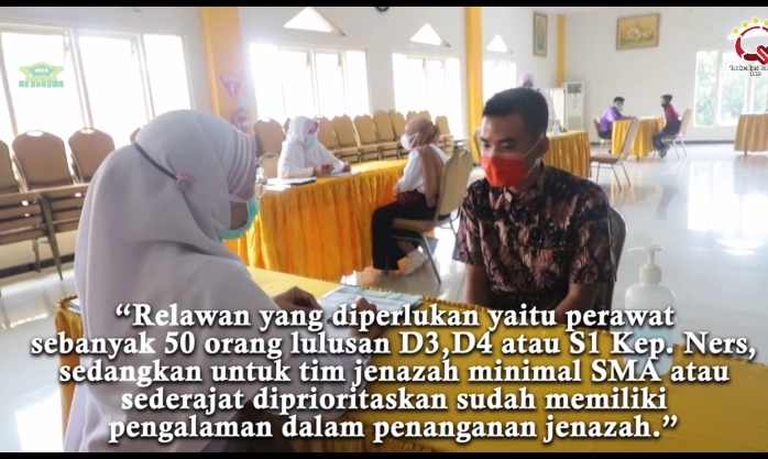 Rumah Sakit Al Huda Banyuwangi menggelar rekruitmen Relawan Kesehatan Guna Penanganan Covid-19